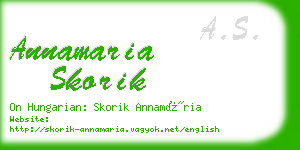 annamaria skorik business card